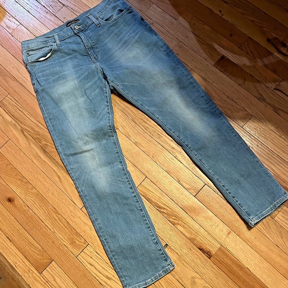 J.Crew Mercantile Slim Fit Straight Leg Jeans Light Wash‎ Denim Size 32x30 - Picture 1 of 2